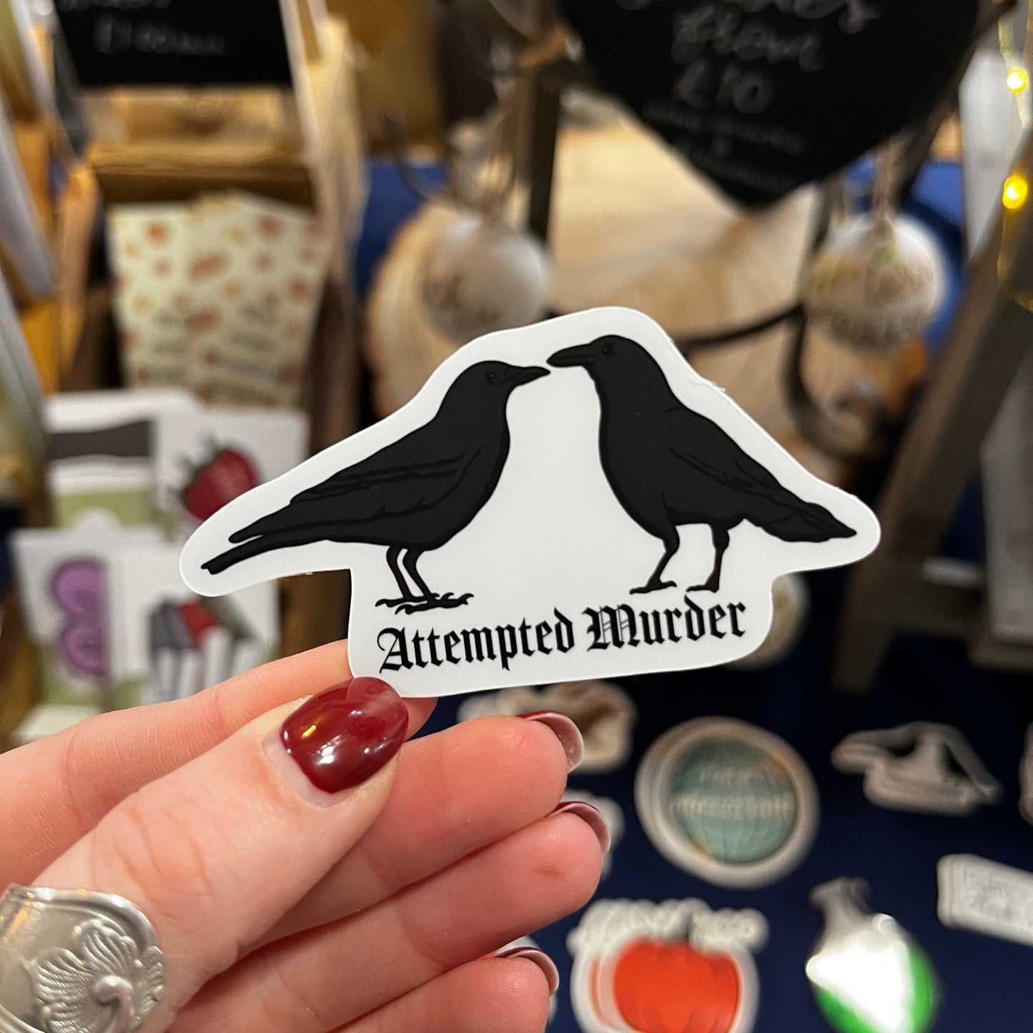 Attempted Murder Sticker
