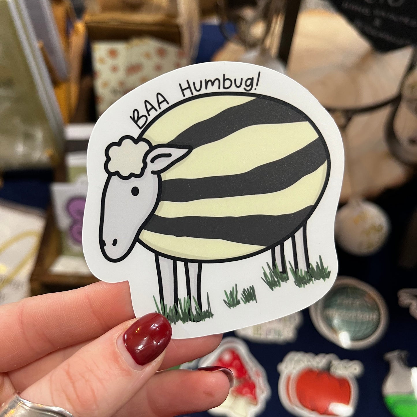 Baa Humbug Sticker