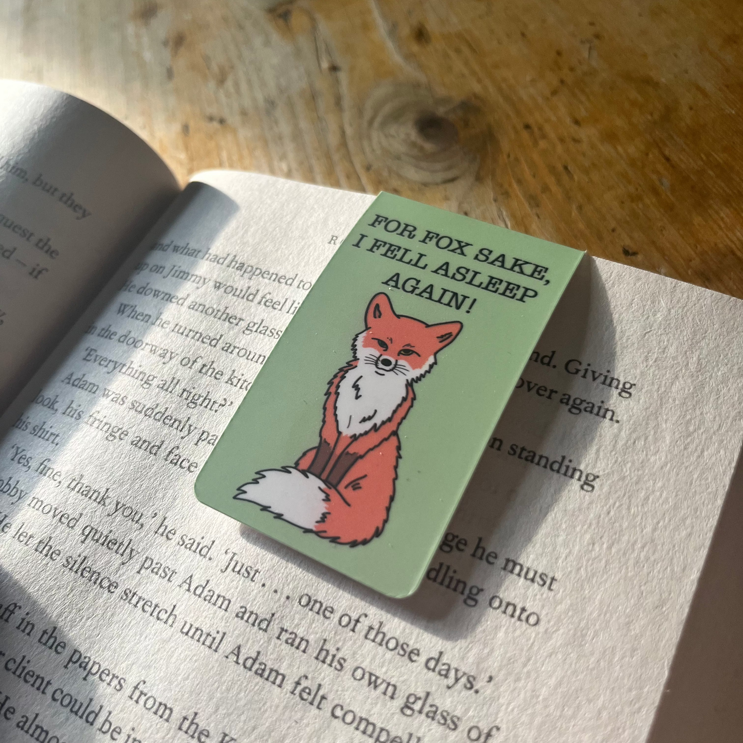 FOR FOX SAKE BOOKMARK CU
