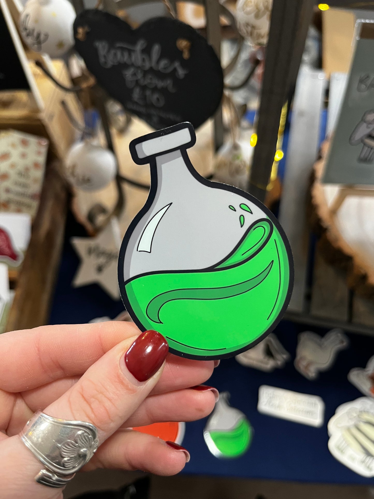 Green Potion Vial Sticker