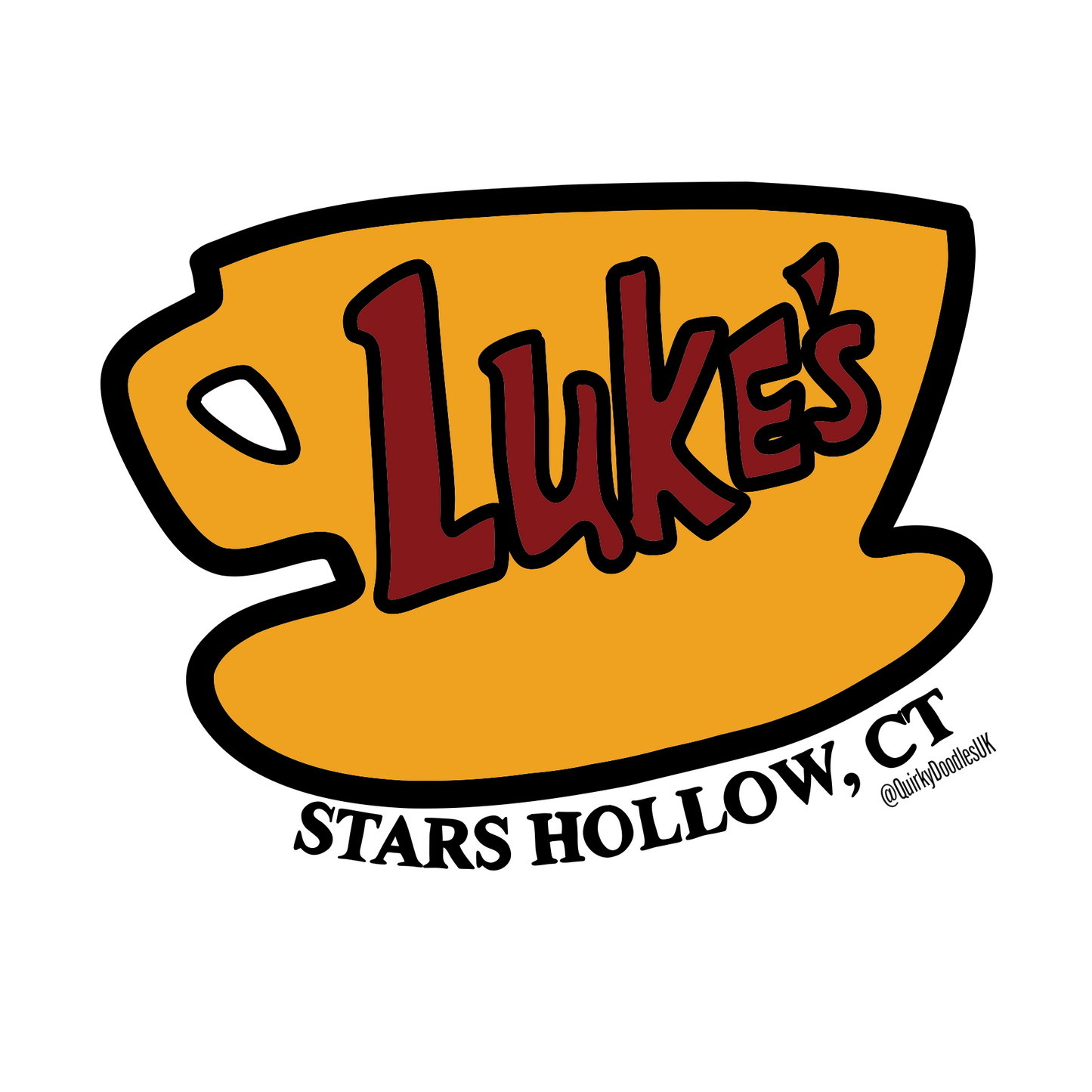 Lukes Diner Sticker