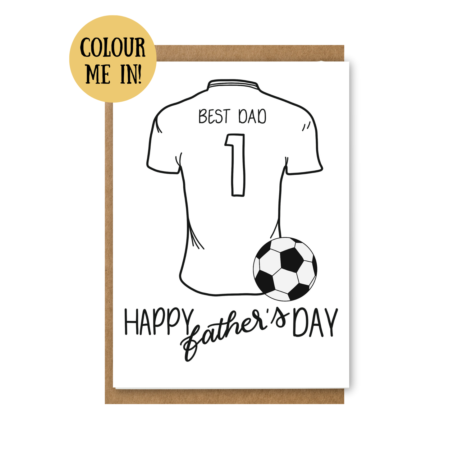 No.1 Dad Football Mockup