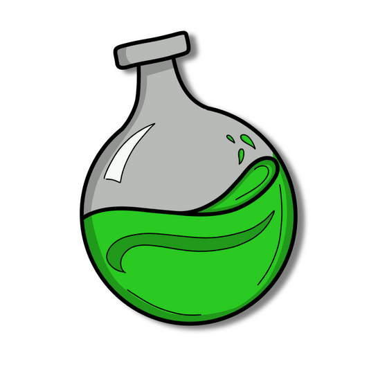 Green Potion Vial Sticker