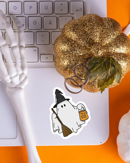 Ghost Witch Sticker