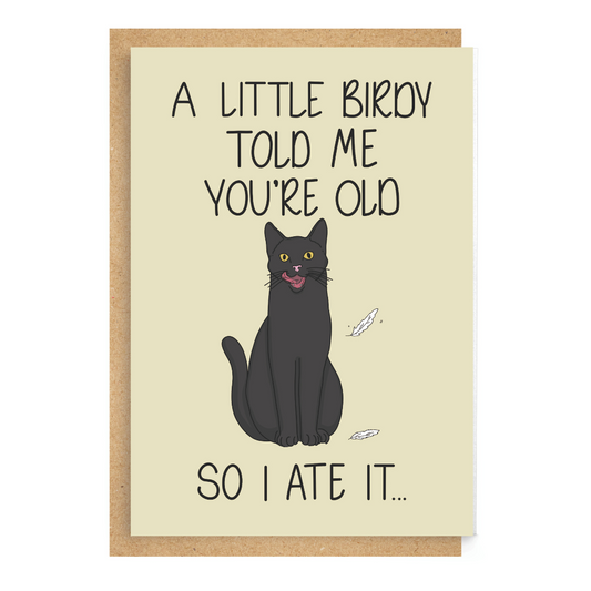 A Little Birdy Greeting Card