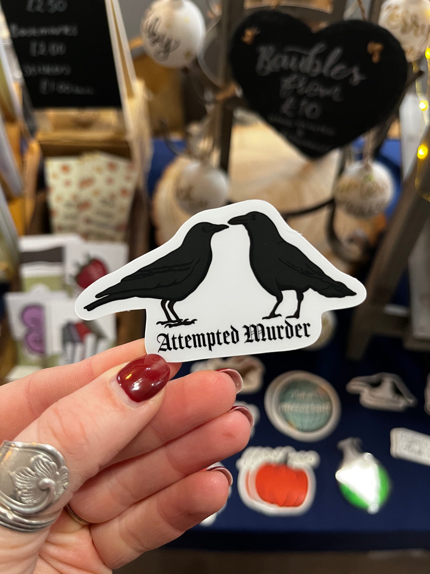 Attempted Murder Sticker