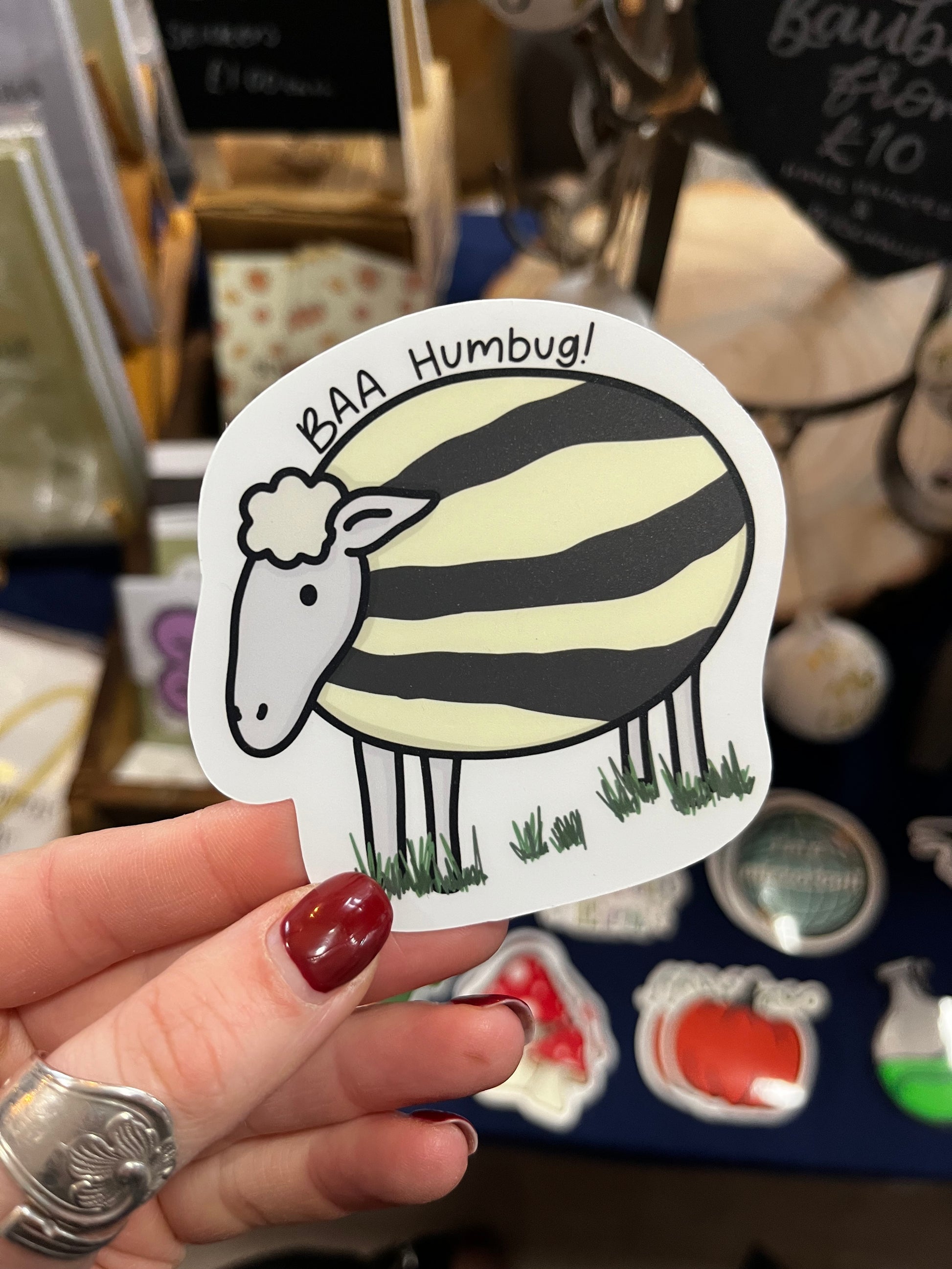 Baa Humbug Sticker