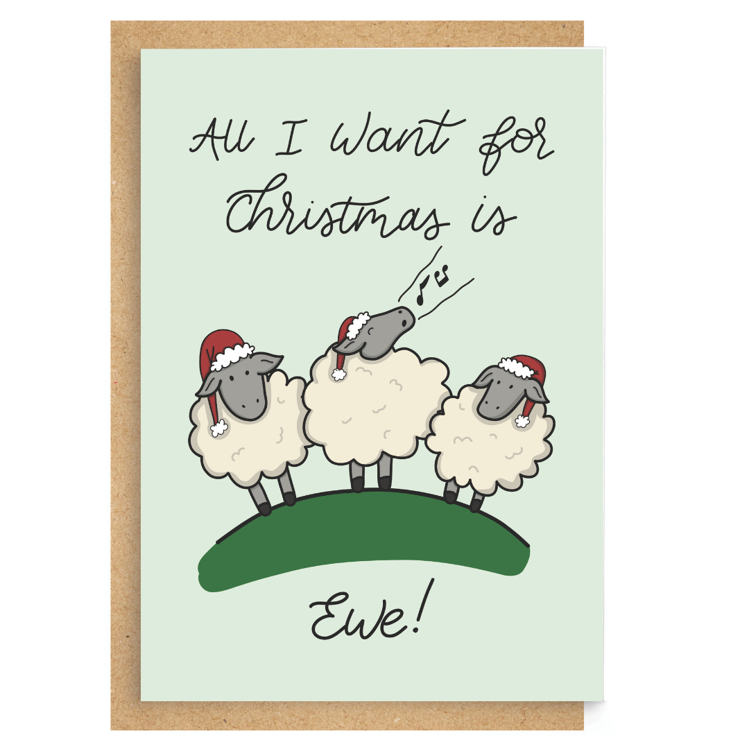 Christmas Ewe Greeting Card
