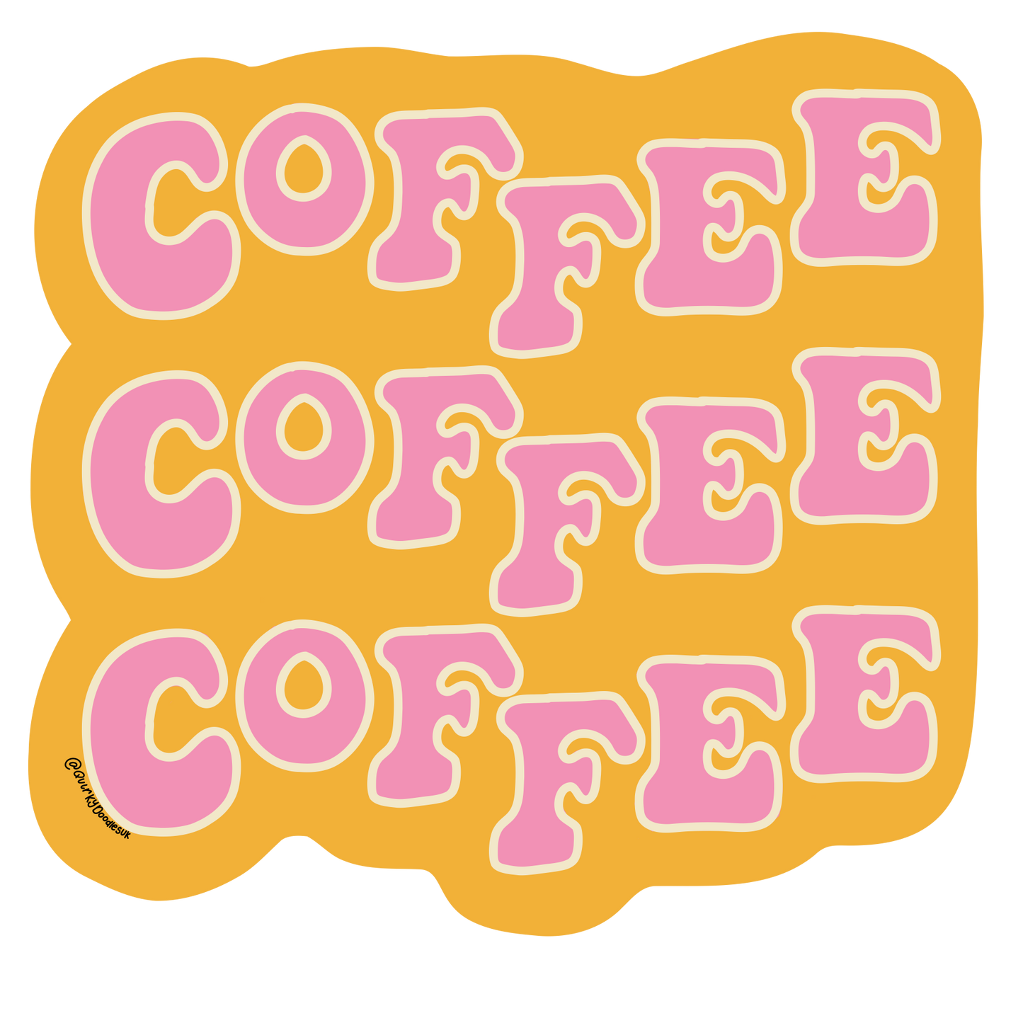 Coffee, Coffee, Coffee Sticker