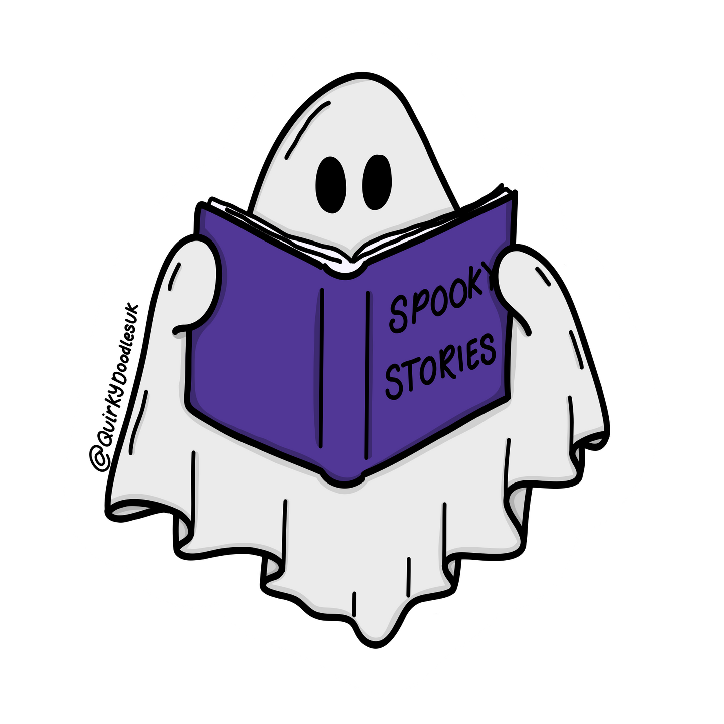 Ghost Reading Sticker
