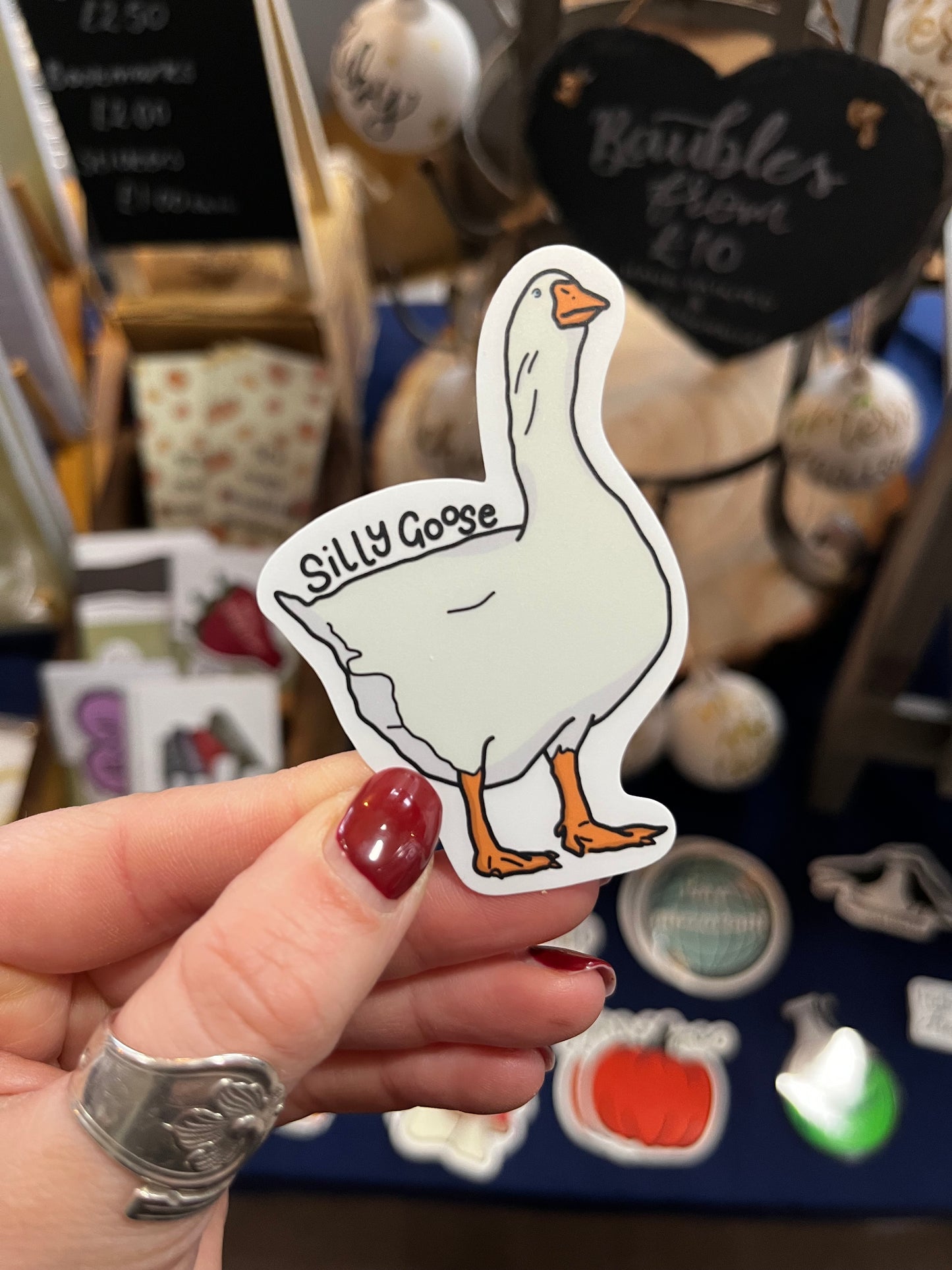 Silly Goose Sticker