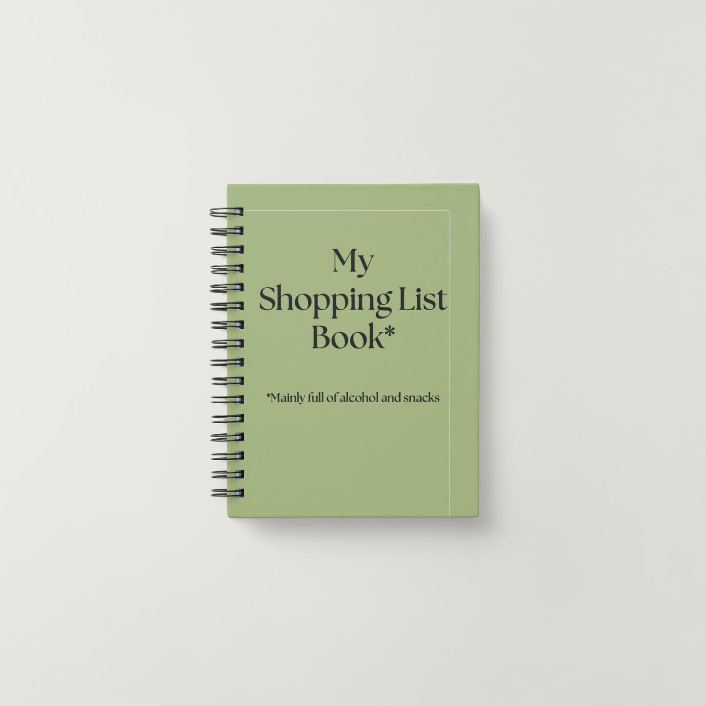SHOPPING LIST NOTEBOOK