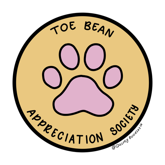 Toe Bean Sticker